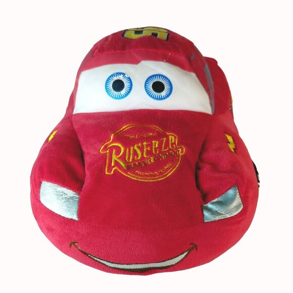 Disney Pixar Cars Lightning McQueen Plush Toy 95 Red Car Stuffed Pillow 15-Inche - Picture 2 of 7